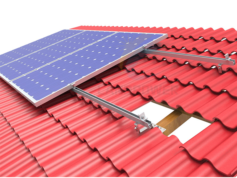 tile roof solar mounting