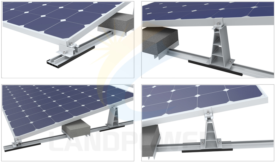 ballasted flat roof mounting manufacturer